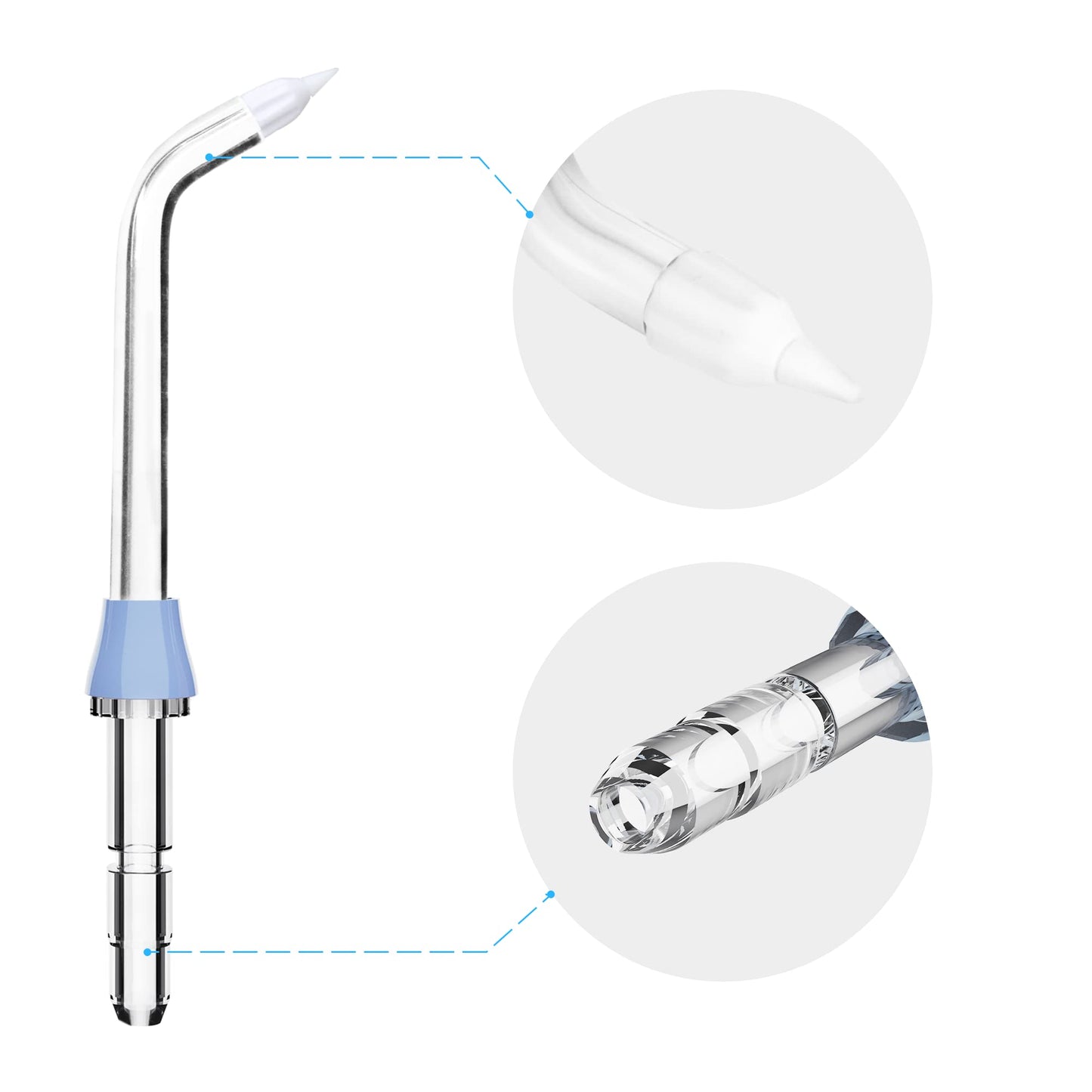 6 PCS Water Flosser Pick , Includes Periodontal Tips and Orthodontic Tip
