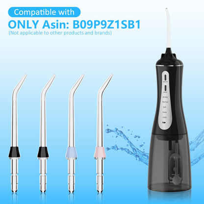 4 PCS Water Flosser Pick , Includes Periodontal Tips and Orthodontic Tip